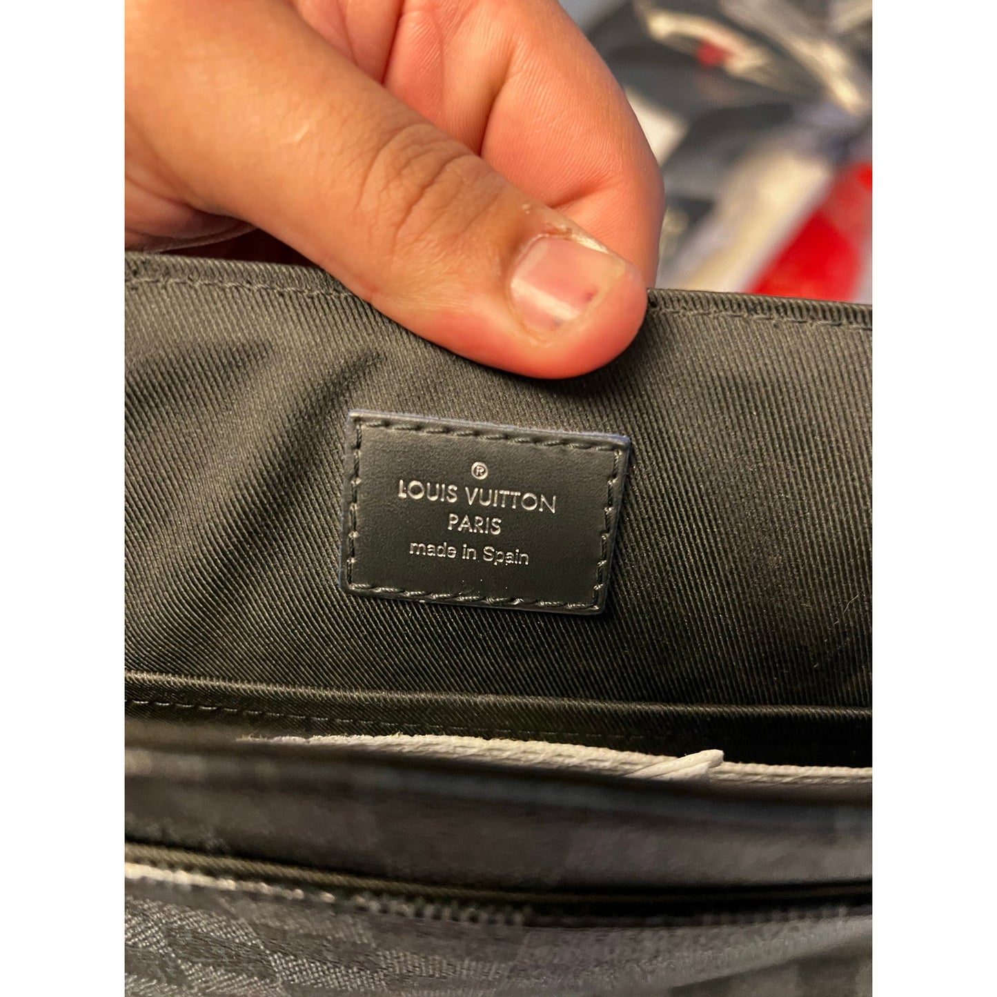 Louis Vuitton District NM Messenger Bag Limited Edition Renaissance Map Damier Graphite PM