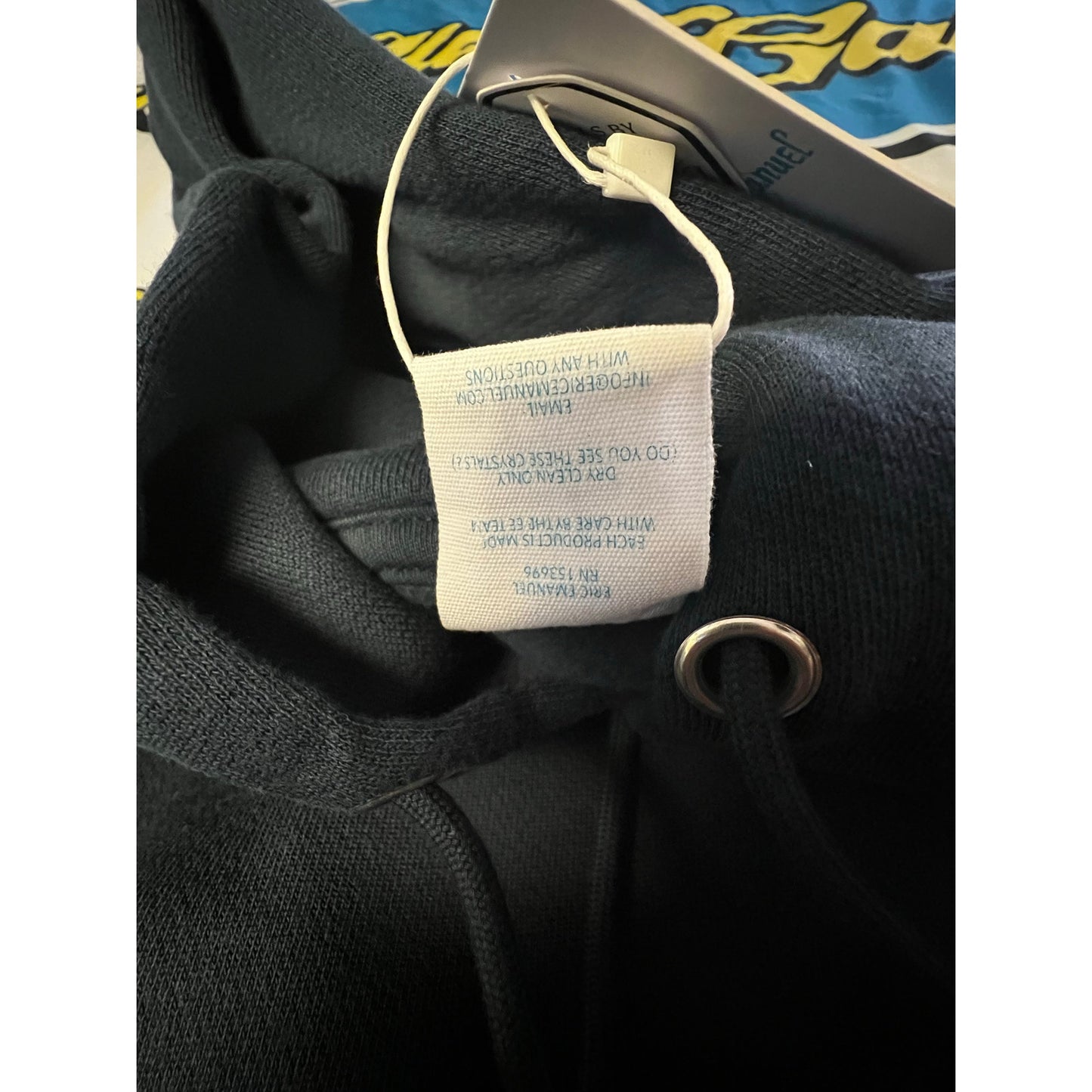 Eric Emanuel EE Swarovski Hoodie Navy