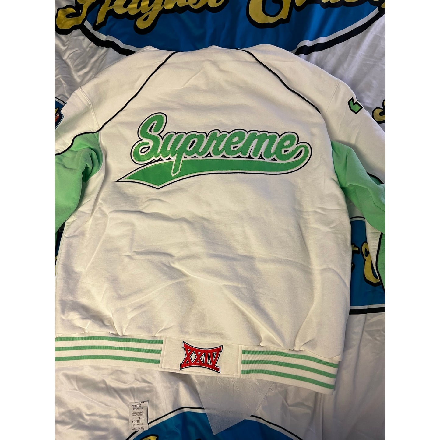 Supreme Playoffs Zip Up Hooded Sweatshirt