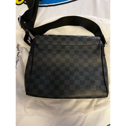 Louis Vuitton District NM Messenger Bag Limited Edition Renaissance Map Damier Graphite PM