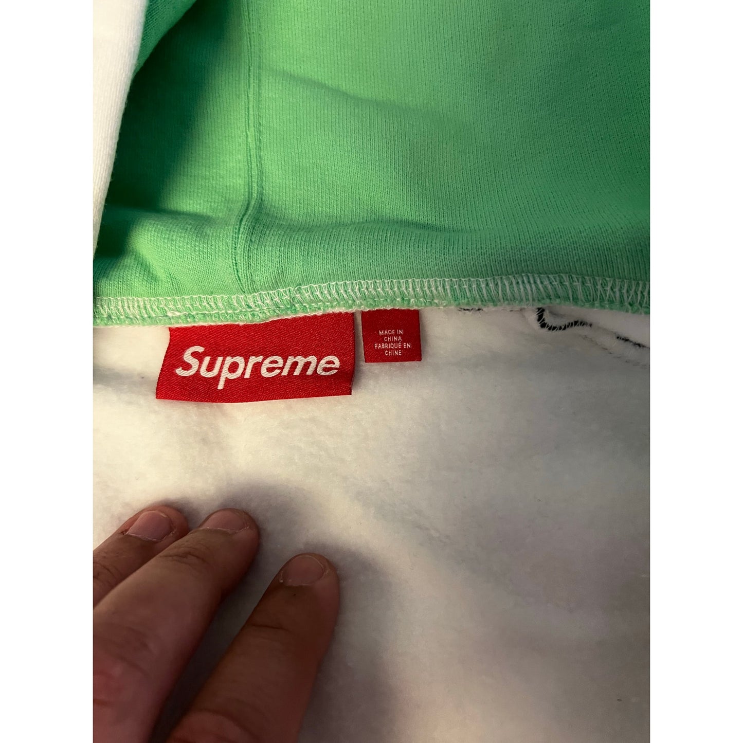 Supreme Playoffs Zip Up Hooded Sweatshirt