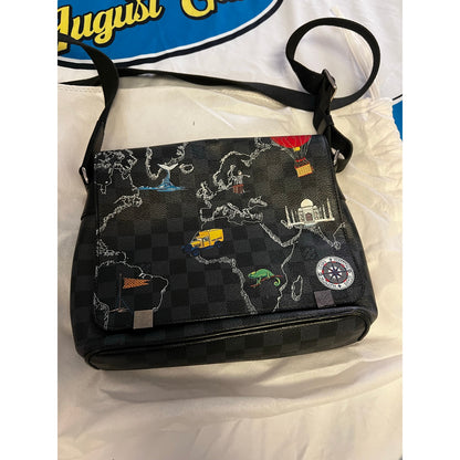 Louis Vuitton District NM Messenger Bag Limited Edition Renaissance Map Damier Graphite PM