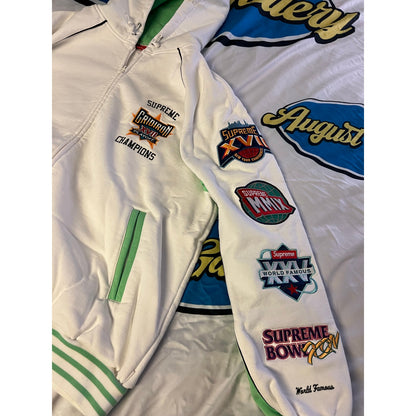 Supreme Playoffs Zip Up Hooded Sweatshirt
