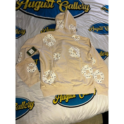 Denim Tears Rhinestone Cotton Wreath Zip Hoodie